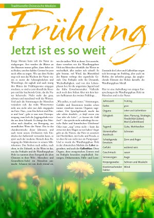 Vorschauseite 1: Frühling Jetzt ist es so weit
