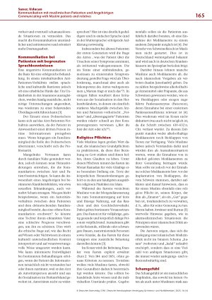 Vorschauseite 3: Kommunikation mit muslimischen Patienten und Angehörigen: Wie spreche ich klug und achtsam über Komplikationen, Behandlungsterminierung und Organspende?