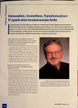 Vorschauseite 1: Innovation, Investition, Transformation: IT spielt eine fundamentale Rolle.