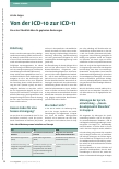 Vorschauseite 1: Von der ICD-10 zur ICD-11