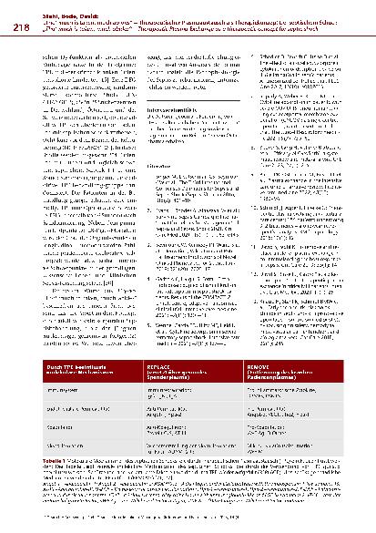 Vorschauseite 4: "Though much is taken, much abides" – Therapeutischer Plasmaaustausch als Therapiekonzept bei septischem Schock