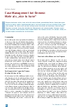 Vorschauseite 1: Case Management bei Demenz: Mehr als „nice to have“