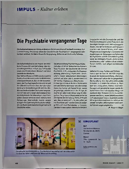 Vorschauseite 1: Die Psychiatrie vergangener Tage