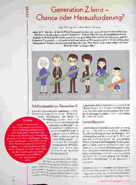 Vorschauseite 1: Generation Z lernt - Chance oder Herausforderung?