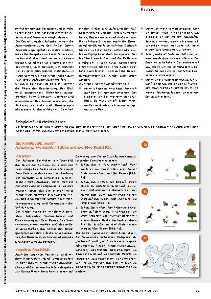 Vorschauseite 4: Die exekutiven Funktionen im Blick: Stiftgebrauch bei Vorund Grundschulkindern
