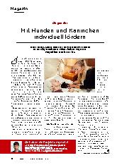 Vorschauseite 1: Mit Hunden und Kaninchen individuell fördern