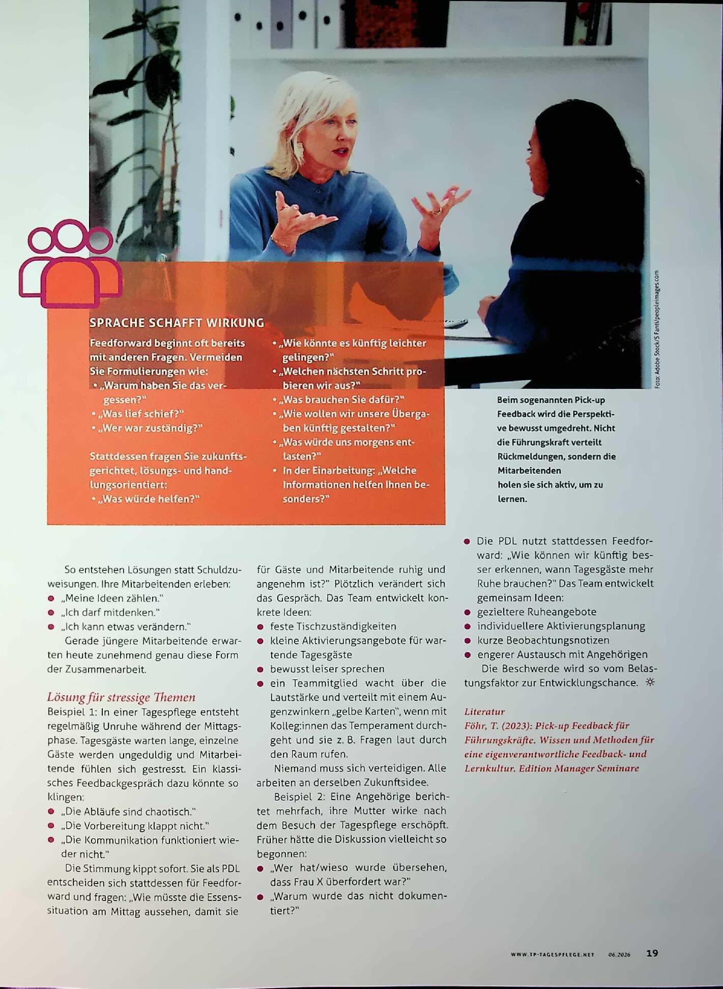 Vorschauseite 2: Feedback im Team neu denken