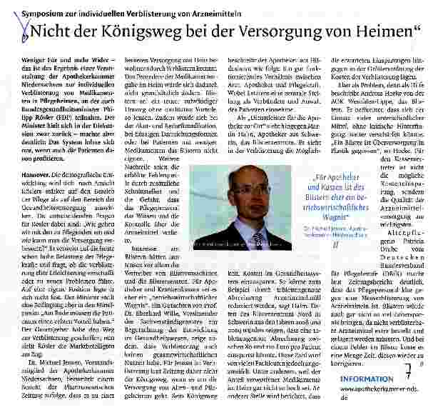 Vorschauseite 1: Nicht der Königsweg bei der Versorgung von Heimen
