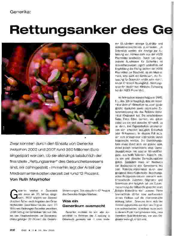Vorschauseite 1: Rettungsanker des Gesundheitswesens?