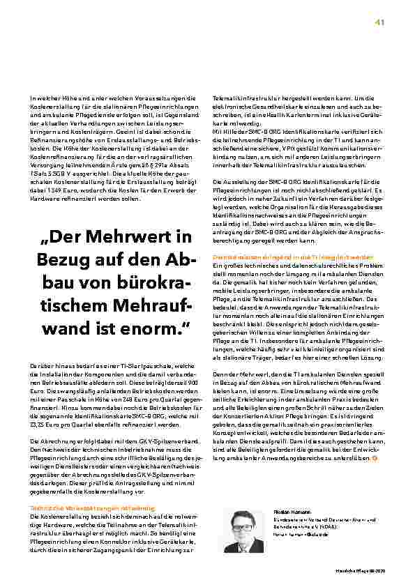 Vorschauseite 4: Die Digitalisierung der Pflege
