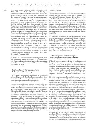 Vorschauseite 3: Medikamentöse Zwangsbehandlungen im Justizvollzug – eine empirische Bestandsaufnahme