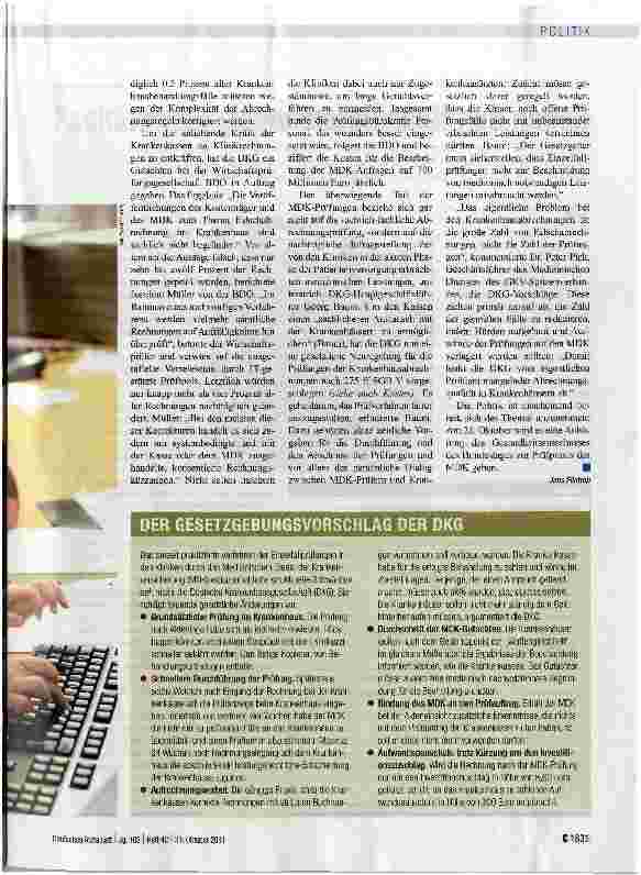Vorschauseite 2: Der Gesetzgeber soll es richten