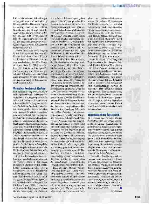 Vorschauseite 2: Wettlauf gegen die Zeit