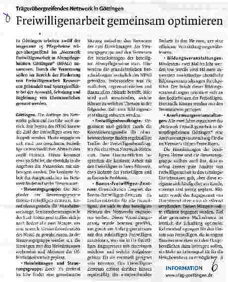 Vorschauseite 1: Freiwilligenarbeit gemeinsam optimieren