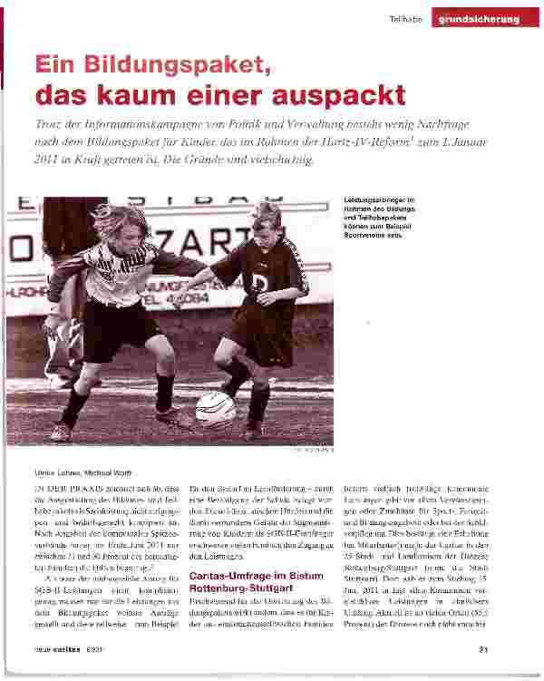 Vorschauseite 1: Ein Bildungspaket, das kaum einer auspackt