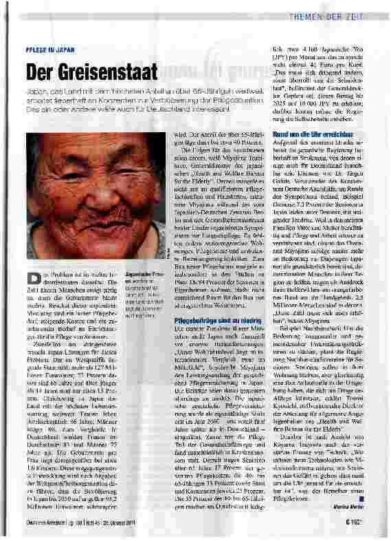 Vorschauseite 1: Der Greisenstaat