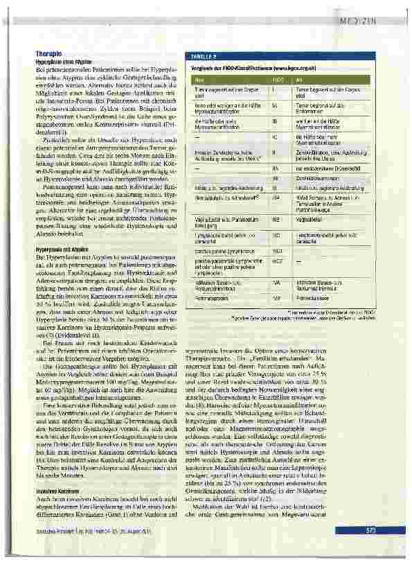 Vorschauseite 3: Diagnostik und Therapie des Endometriumkarzinoms