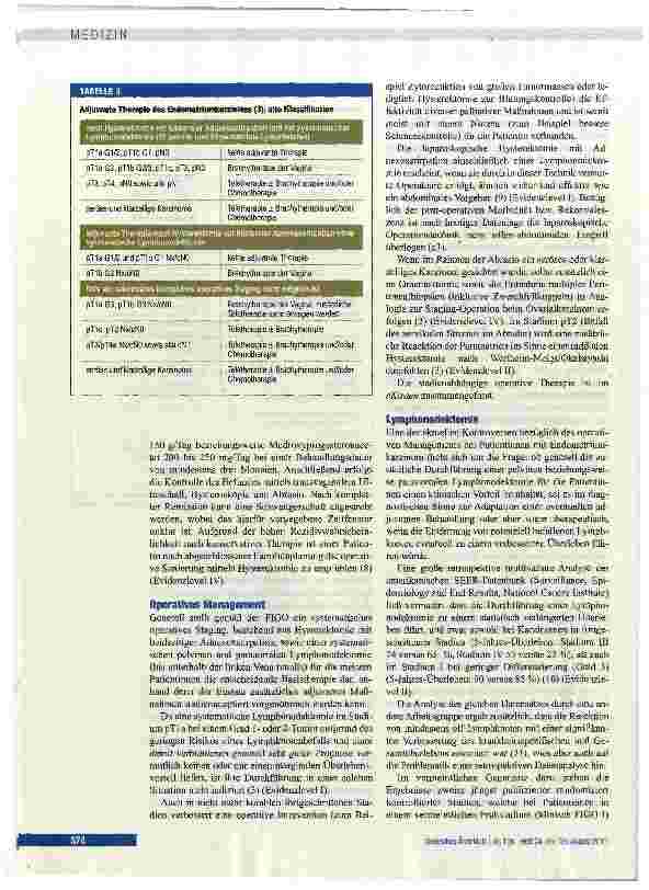 Vorschauseite 4: Diagnostik und Therapie des Endometriumkarzinoms