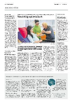 Vorschauseite 1: Vorsichtig optimistisch