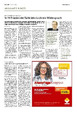 Vorschauseite 1: In 70 Prozent der Fälle lohnt sich ein Widerspruch.