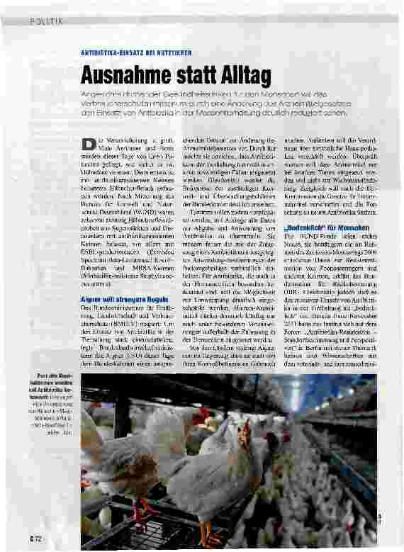 Vorschauseite 1: Ausnahme statt Alltag