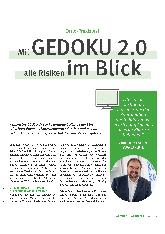 Vorschauseite 1: Certo-Praxistest: Mit GEDOKU 2.0 alle Risiken im Blick