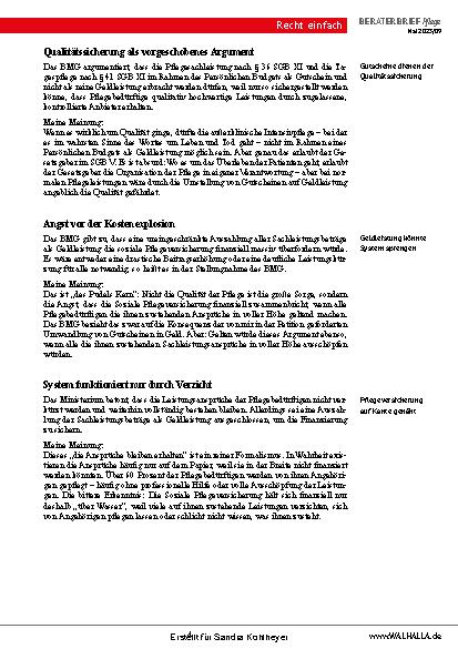 Vorschauseite 4: Beraterbrief Pflege Heft 9-2025