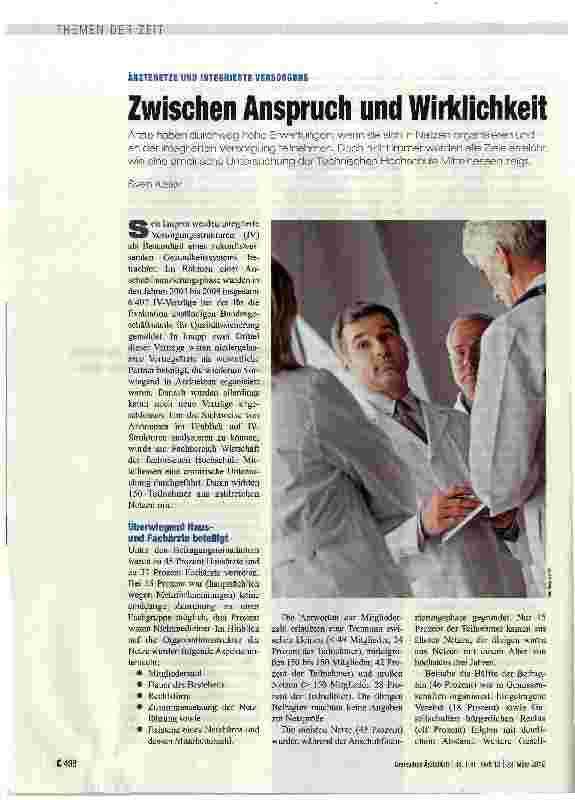 Vorschauseite 1: Zwischen Anspruch und Wirklichkeit