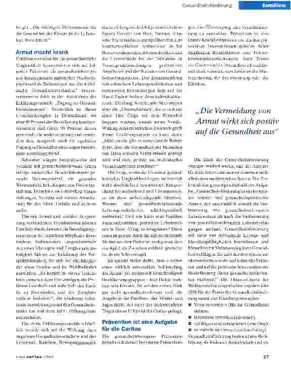 Vorschauseite 2: Gleiche Chancen auf Gesundheit
