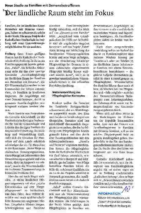 Vorschauseite 1: Der ländliche Raum steht im Fokus