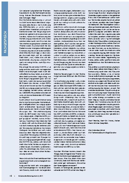 Vorschauseite 3: "Der personelle Aufwand wird erheblich zunehmen."