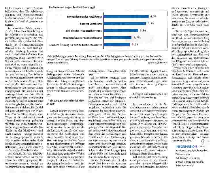 Vorschauseite 2: Jede zehnte Stelle nicht besetzt