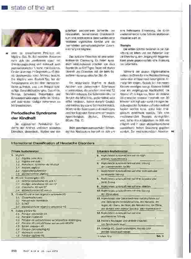 Vorschauseite 4: Kopfschmerzen im Kindesund Jugendalter