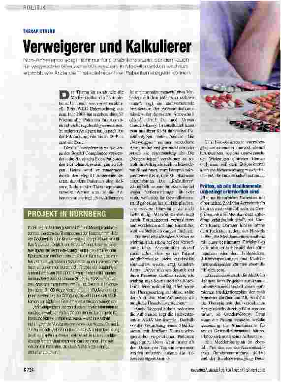 Vorschauseite 1: Verweigerer und Kalkulierer