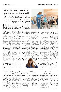 Vorschauseite 1: Wie die neue Seniorengeneration wohnen will