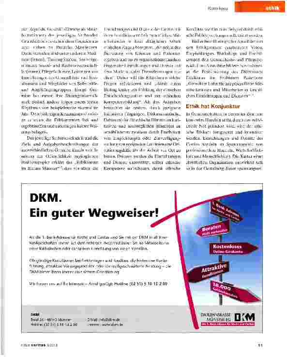 Vorschauseite 3: Ethik gleicht einem Mannschaftssport