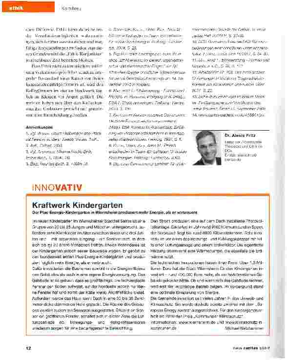 Vorschauseite 4: Ethik gleicht einem Mannschaftssport