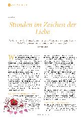 Vorschauseite 1: Stunden im Zeichen der Liebe