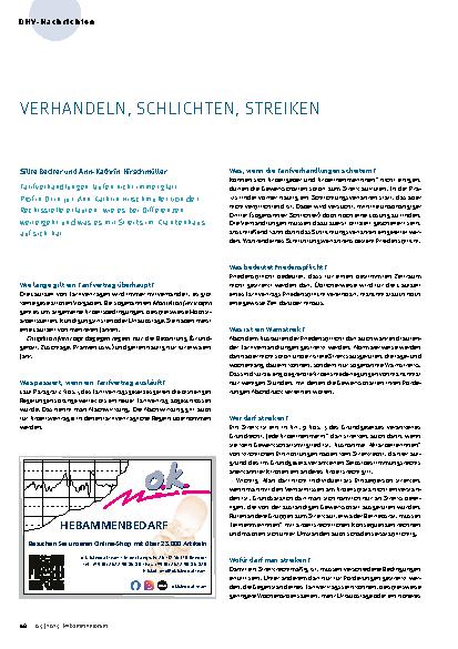 Vorschauseite 1: Verhandeln, Schlichten, Streiken