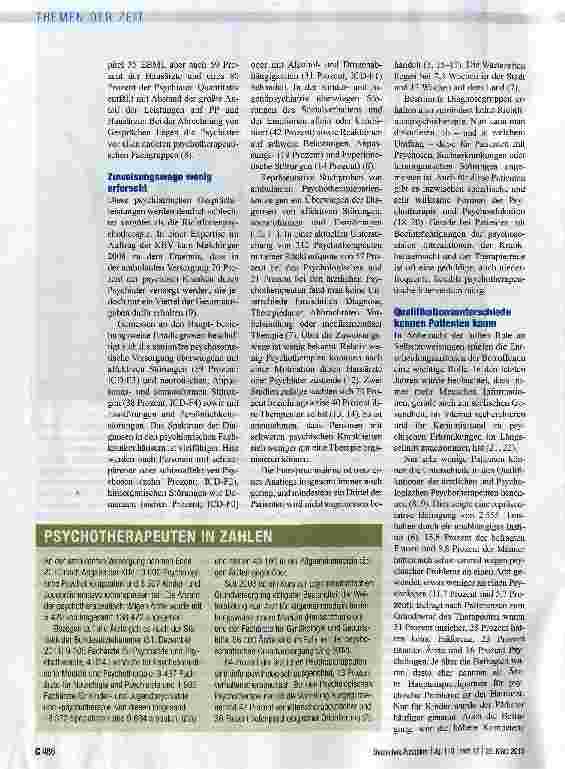Vorschauseite 2: Es gibt keine Gesellschaft ohne psyhische Gesundheit