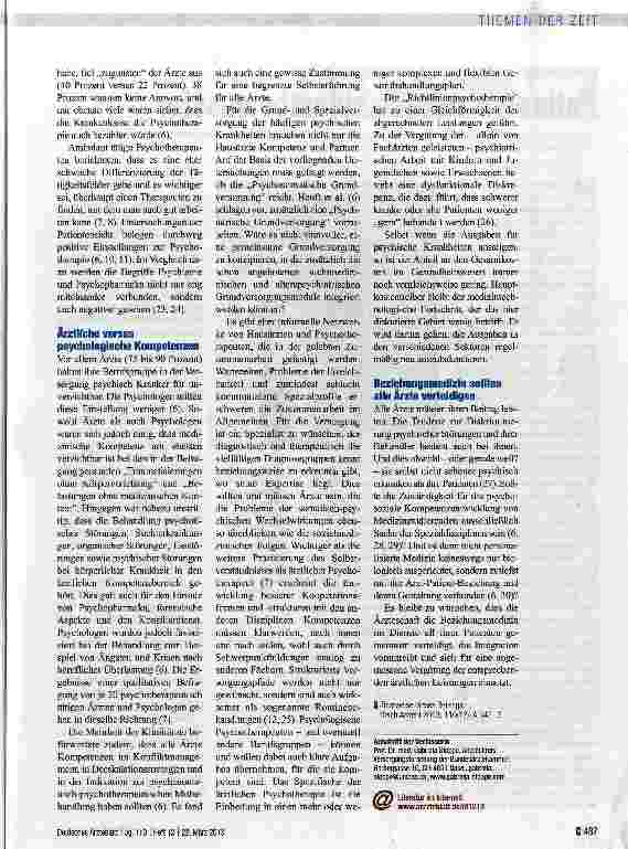 Vorschauseite 3: Es gibt keine Gesellschaft ohne psyhische Gesundheit
