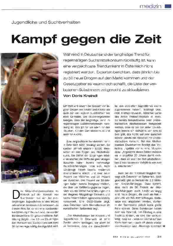 Vorschauseite 1: Kampf gegen die Zeit