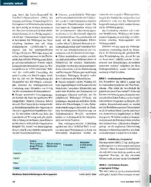 Vorschauseite 2: Die Wirkung Sozialer Arbeit ist messbar