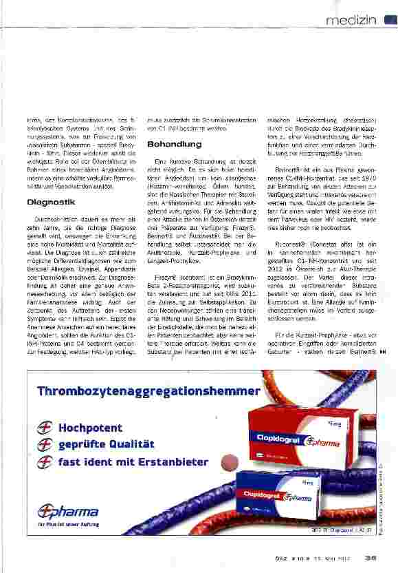 Vorschauseite 2: Hereditäres Angioodem