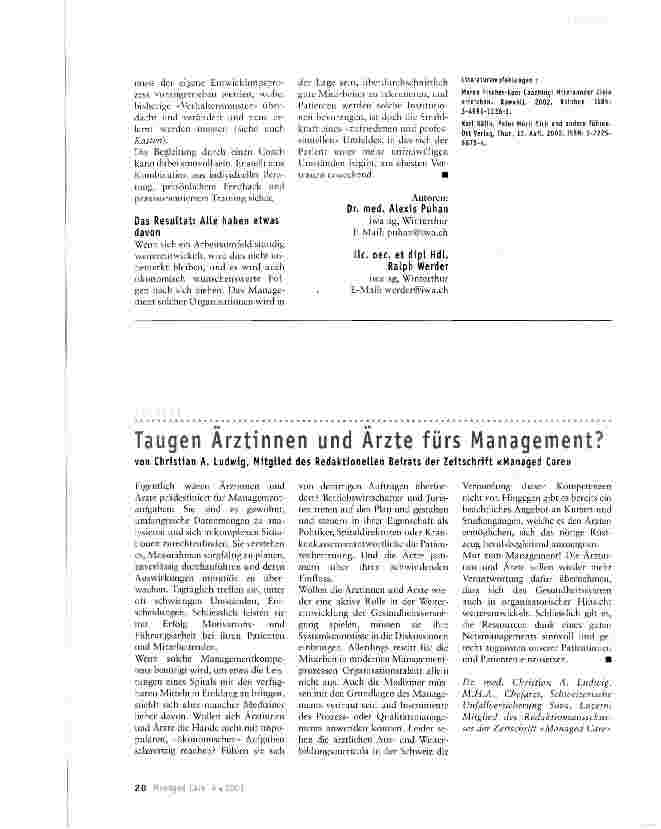 Vorschauseite 3: Organisationsund Mitarbeiterentwicklung im Spitalumfeld