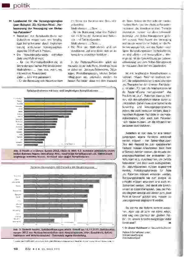Vorschauseite 3: Gesundheitsreform konkret am Beispiel Diabetes mellitus