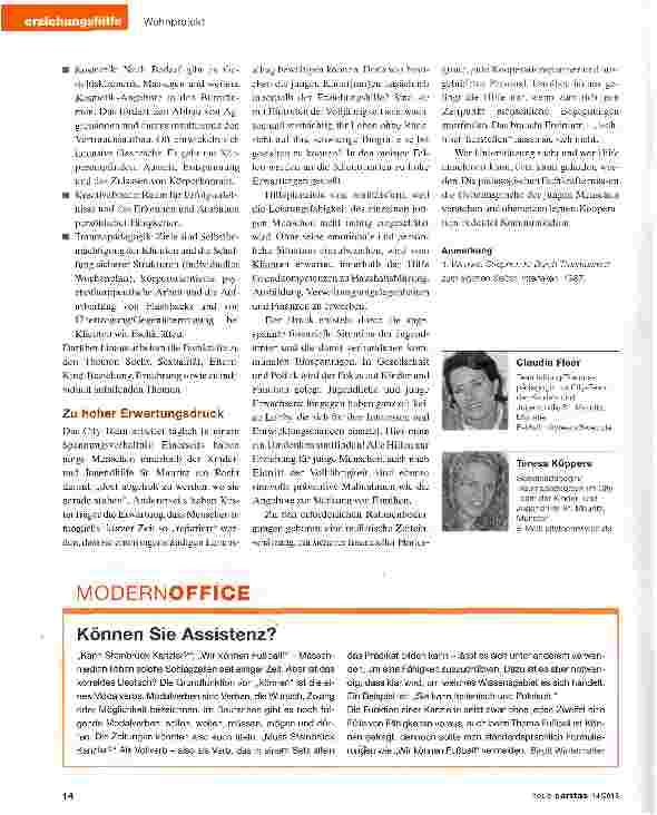 Vorschauseite 3: WGs mit Betonung auf „Gemeinschaft