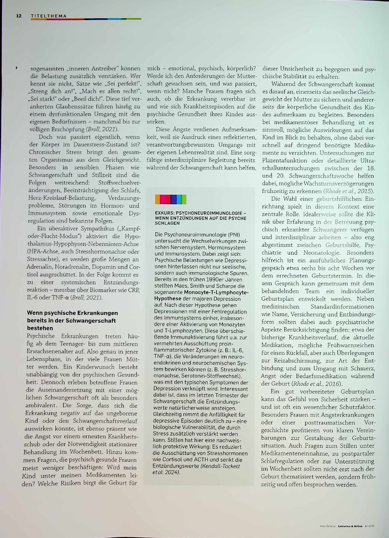 Vorschauseite 4: Zwischen Kraft und Krise – Mütter mit psychischen Erkrankungen stillfreundlich begleiten