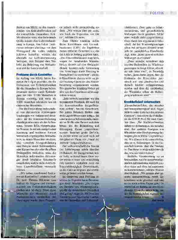 Vorschauseite 2: Auswirkungen der Energiewende