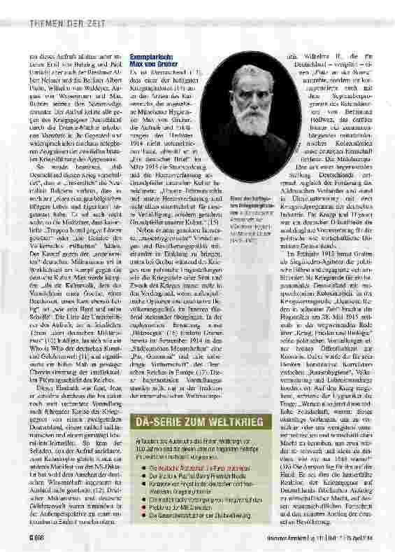 Vorschauseite 3: Die deutsche Ärzteschaft im Furor teutonicus